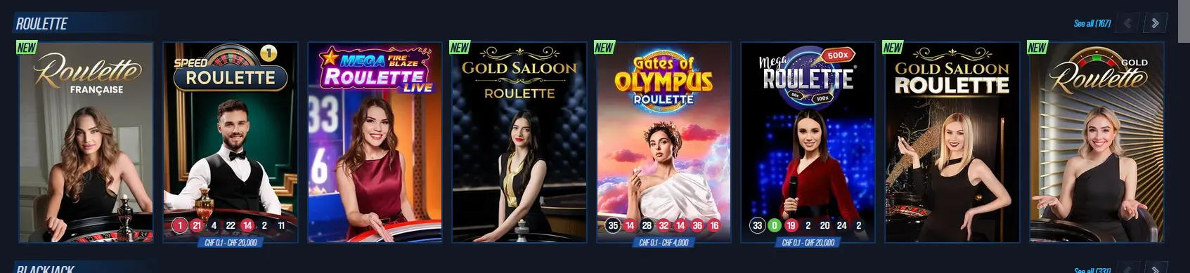 Lightning Roulette live dealer table at VegasHero Casino